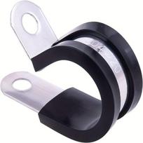 12 vnt. nerūdijančio plieno kabelių spaustukai, 1,25 colio / 32 mm