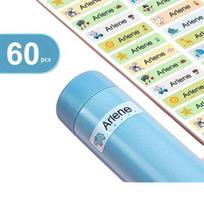 Vandeniui atsparūs lipdukai kancelijai, 60 vnt