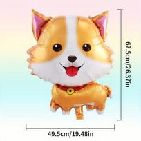 Šuns formos folijos balionai, Corgi