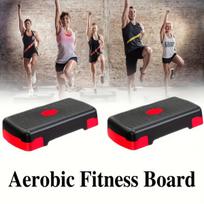 Reguliuojama Aerobikos Step Platforma (44–96 cm, pilka)