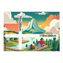 Prabangus dirbtinio kašmyro kilimas, 79 * 118 colių / 200 * 300 cm