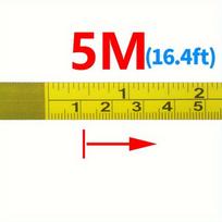 Lipni matavimo liniuotė medienai, 5M (16,4 pėdų) liniuotė