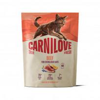 CARNILOVE TRUE FRESH Cat Dry Beef Adult Cat Sterilised sausas maistas katėms 400 g