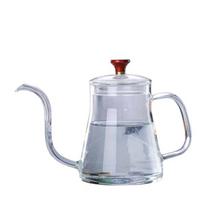 Stiklinis Virdulys Kavai ir Arbatai Atsparus Karščiui., 600 ml skaidrus