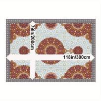 Dekoratyvinis raštuotas kilimas 200x300 cm, 79 * 118 colių / 200 * 300 cm
