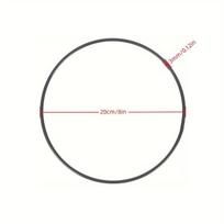 Didelis metalinis lankas dekoracijoms, Juoda 25cm/10in