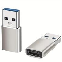Universal OTG adapteris su USB, 2 vnt baltos spalvos