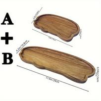 Akacijos medžio serviravimo padėklas, A+B (Xiyun+Dayun)