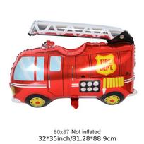 Linksmas transporto folijos balionas, Gaisrinio automobilio stilius