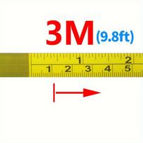 Lipni matavimo liniuotė medienai, 3M (9,8 pėdų) liniuotė