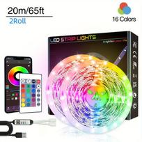 Išmanios LED juostos RGB, 20M/65FT
