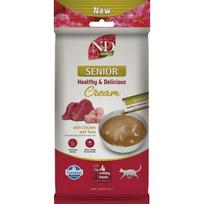 FARMINA N&D QUINOA CAT SENIOR CREAM WITH CHICKEN & TUNA 60gr