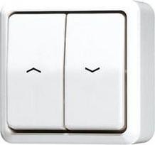 Jung Jalousie-Wippschalter aws 10AX 250V Tas.1-pol. 639 VA WW (639VAWW)