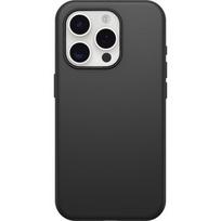 „OtterBox Symmetry“ telefono dėklas, „Apple iPhone 15 Pro“, juodas