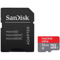 SANDISK 32GB microSDHC card with adapter