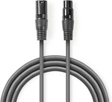 Nedis 110 ohm XLR - XLR -kaapeli, 1 m (COTH15012GY10)