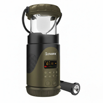 Hawk HWRDI430GN Solar Radio Dynamo with Flashlight