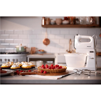 PHILIPS | Mixer | HR3745/00 Series 5000 | Hand Mixer | 450 W | 5 speed settings | Turbo mode | White |