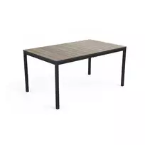 Keter Deco Porto Nova 160 garden table, walnut/black
