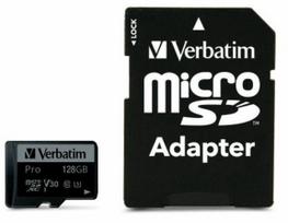 Atminties kortelė Verbatim Pro, 128GB, 90Mb/s - 45Mb/s