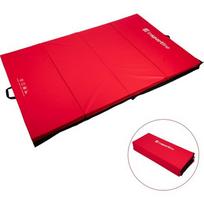 Sulankstomas gimnastikos kilimėlis inSPORTline Quad fold 200 x 120 x 5 cm - Raudona