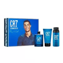 SET CRISTIANO RONALDO CR7 Play It Cool EDT spray 100ml + SHOWER GEL 150ml + DEO spray 150ml
