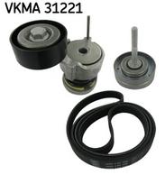 V formos rumbuotas diržas, komplektas SKF VKMA 31221