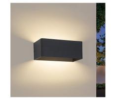 Brilagi - DONNANI LED lauko sieninis šviestuvas, 7 W / 230 V, 20 cm, juodas, IP44