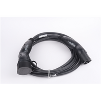Evaka EV Charging Cable Type 2-Type 2, 22 kW, 32 A, 5 x 6 mm2, 1 x 0.5 mm2, 5 m | ITGAM3871 | Black
