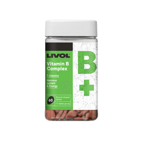LIVOL B grupės vitaminų kompleksas, 60 tablečių