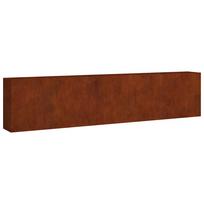 vidaXL Aukštas sodo lovelis, 360x40x80cm, Corten plienas