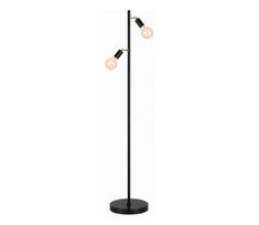 LED grindinė lempa 2xE27/7W/230V 2000K juoda/auksinė