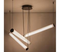 Zuma Line 1238 - reguliuojamas LED pakabinamas šviestuvas ant laido COMO LED/64W/230V 2700-6500K juodas + su nuotolinio valdymo pultu
