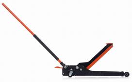 Hidraulinis žemo profilio domkratas su ratukais 2,5T 70-610mm KD1310
