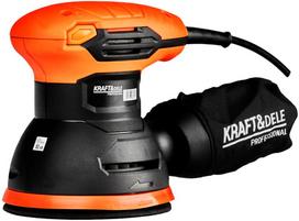 EKSCENTRINIS ŠLIFUOKLIS 110W + DULKIŲ MAIŠAS KD1684