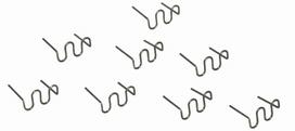 Plastiko suvirinimo segtukai, 500 vnt., 0,8 mm, KD10766