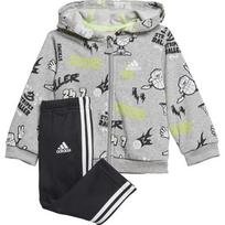 Adidas Sportinis Kostiumas Vaikams I Grap Fz Hd Ft1 Grey Black GE0015