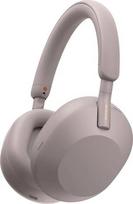 Sony WH-1000XM5 rožinės ausis uždengiančios bevielės ausinės su mikrofonu, aktyviu triukšmo slopinimu ir itin patogiu dizainu | Apple Siri/Google Assistant/Amazon Alexa | Dėklas komplekte