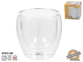 Dvigubo stiklo stiklinė Kitchen&GO, skaidri sp., 0.25 l