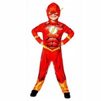 Vaikų kostiumas "flash" (dc licencija), 10-12 metų