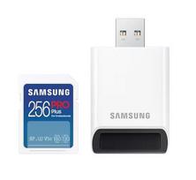 Atminties kortelė Samsung SD PRO Plus MB-SD256SB/WW 256GB + skaitytuvas