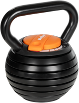 Reguliuojamas ketaus svarmuo 18 kg, REBEL ACTIVE