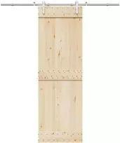 Stumdomų durų įrangos rinkinys, sidabr., 200cm, nerūd. plien.