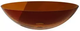 Praustuvas Besco Anya Earth Rust, 50 cm, su baltu dangteliu