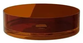 Praustuvas Besco Enya Earth Rust, 36 cm, su baltu dangteliu