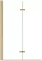 Vonios stiklo sienelė Besco Lumix Gold, 100 x 145 cm