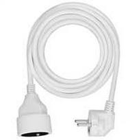 Solight prailgintuvas 5 m, 1 lizdas, 16 A / 3680 W, PVC, baltas