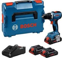 Bosch GSR 18V-65 Professional, Pistol grip drill, Key, Juodas, Mėlyna, 2100 RPM, 550 RPM, 2100 RPM