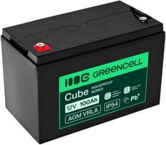 Green Cell Žalias Cell Greencell AGM VRLA 12 V 100 Ah nereikalaujantis priežiūros akumuliatorius UPS, svarstyklėms, kemperiams (332 x 175 x 220 mm)