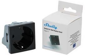 SHELLY SOCKET FOR WALL DISPLAY STAND Juodas